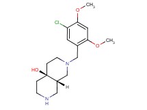 rel-(4aS,8aS)-2-(5-chloro-2,4-dimethoxybenzyl)octahydro-2,7-naphthyridin-4a(2H)-ol dihydrochloride