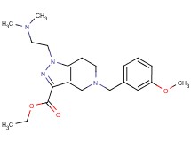 ethyl 1-[2-(dimethylamino)ethyl]-5-(3-methoxybenzyl)-4,5,6,7-tetrahydro-1H-pyrazolo[4,3-c]pyridine-3-carboxylate