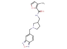 N-{[1-(2,1,3-benzoxadiazol-5-ylmethyl)pyrrolidin-3-yl]methyl}-3-methyl-2-furamide