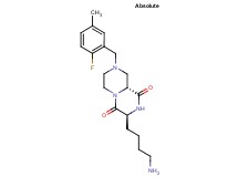 (3S,9aR)-3-(4-aminobutyl)-8-(2-fluoro-5-methylbenzyl)tetrahydro-2H-pyrazino[1,2-a]pyrazine-1,4(3H,6H)-dione