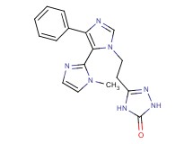 5-[2-(1-methyl-5'-phenyl-1H,3'H-2,4'-biimidazol-3'-yl)ethyl]-2,4-dihydro-3H-1,2,4-triazol-3-one