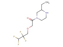 3-ethyl-1-[(2,2,3,3-tetrafluoropropoxy)acetyl]piperazine