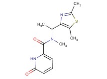 N-[1-(2,5-dimethyl-1,3-thiazol-4-yl)ethyl]-N-methyl-6-oxo-1,6-dihydropyridine-2-carboxamide