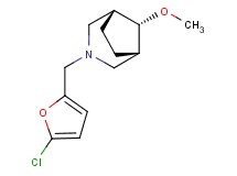 (8-syn)-3-[(5-chloro-2-furyl)methyl]-8-methoxy-3-azabicyclo[3.2.1]octane