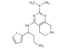 N~2~,N~2~-dimethyl-N~4~-[1-(2-thienyl)butyl]-5,6,7,8-tetrahydropyrido[3,4-d]pyrimidine-2,4-diamine