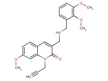 3-{[(2,3-dimethoxybenzyl)amino]methyl}-7-methoxy-1-(2-propyn-1-yl)-2(1H)-quinolinone