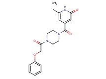 6-ethyl-4-{[4-(phenoxyacetyl)piperazin-1-yl]carbonyl}pyridin-2(1H)-one
