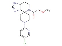 1'-(5-chloropyridin-2-yl)-5-(methoxyacetyl)-1,5,6,7-tetrahydrospiro[imidazo[4,5-c]pyridine-4,4'-piperidine]