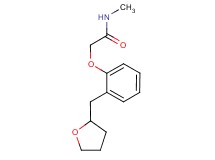 N-methyl-2-[2-(tetrahydrofuran-2-ylmethyl)phenoxy]acetamide