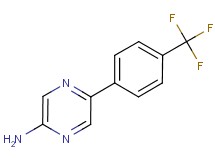 5-[4-(trifluoromethyl)phenyl]-2-pyrazinamine