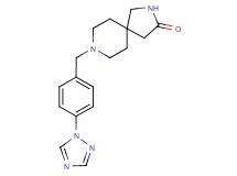 8-[4-(1H-1,2,4-triazol-1-yl)benzyl]-2,8-diazaspiro[4.5]decan-3-one