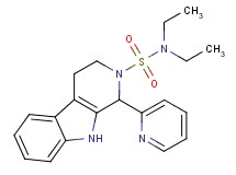 N,N-diethyl-1-pyridin-2-yl-1,3,4,9-tetrahydro-2H-beta-carboline-2-sulfonamide