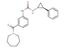 N-[3-(azepan-1-ylcarbonyl)phenyl]-N'-[(1R*,2S*)-2-phenylcyclopropyl]urea