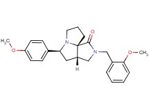 (3aS*,5S*,9aS*)-2-(2-methoxybenzyl)-5-(4-methoxyphenyl)hexahydro-7H-pyrrolo[3,4-g]pyrrolizin-1(2H)-one