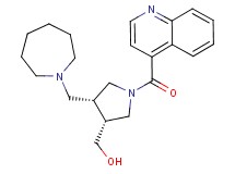 [(3R*,4R*)-4-(azepan-1-ylmethyl)-1-(quinolin-4-ylcarbonyl)pyrrolidin-3-yl]methanol