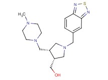 {(3R*,4S*)-1-(2,1,3-benzothiadiazol-5-ylmethyl)-4-[(4-methylpiperazin-1-yl)methyl]pyrrolidin-3-yl}methanol