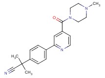 2-methyl-2-(4-{4-[(4-methylpiperazin-1-yl)carbonyl]pyridin-2-yl}phenyl)propanenitrile