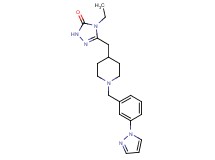 4-ethyl-5-({1-[3-(1H-pyrazol-1-yl)benzyl]-4-piperidinyl}methyl)-2,4-dihydro-3H-1,2,4-triazol-3-one