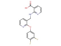 2-({[2-(3,4-difluorophenoxy)pyridin-3-yl]methyl}amino)nicotinic acid