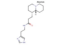 N-[2-(1H-imidazol-4-yl)ethyl]-3-[(1S,9aR)-octahydro-2H-quinolizin-1-yl]propanamide