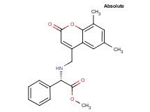 methyl (2S)-{[(6,8-dimethyl-2-oxo-2H-chromen-4-yl)methyl]amino}(phenyl)acetate