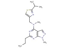 N-[(2-isopropyl-1,3-thiazol-4-yl)methyl]-N,1-dimethyl-6-propyl-1H-pyrazolo[3,4-d]pyrimidin-4-amine