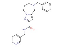 5-benzyl-N-(pyridin-3-ylmethyl)-5,6,7,8-tetrahydro-4H-pyrazolo[1,5-a][1,4]diazepine-2-carboxamide