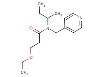 N-(sec-butyl)-3-ethoxy-N-(pyridin-4-ylmethyl)propanamide