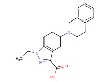 5-(3,4-dihydroisoquinolin-2(1H)-yl)-1-ethyl-4,5,6,7-tetrahydro-1H-indazole-3-carboxylic acid