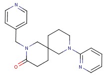 8-(2-pyridinyl)-2-(4-pyridinylmethyl)-2,8-diazaspiro[5.5]undecan-3-one