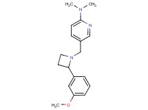 5-{[2-(3-methoxyphenyl)azetidin-1-yl]methyl}-N,N-dimethylpyridin-2-amine