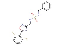 N-benzyl-N'-{[5-(2,6-difluorophenyl)-1,2,4-oxadiazol-3-yl]methyl}sulfamide