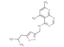 N-[(5-isobutylisoxazol-3-yl)methyl]-5,7-dimethylpyrido[2,3-d]pyrimidin-4-amine