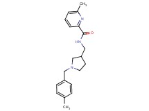 6-methyl-N-{[1-(4-methylbenzyl)pyrrolidin-3-yl]methyl}pyridine-2-carboxamide