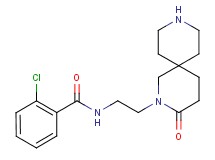 2-chloro-N-[2-(3-oxo-2,9-diazaspiro[5.5]undec-2-yl)ethyl]benzamide hydrochloride
