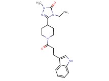 4-ethyl-5-{1-[3-(1H-indol-3-yl)propanoyl]piperidin-4-yl}-2-methyl-2,4-dihydro-3H-1,2,4-triazol-3-one