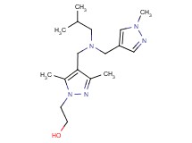 2-[4-({isobutyl[(1-methyl-1H-pyrazol-4-yl)methyl]amino}methyl)-3,5-dimethyl-1H-pyrazol-1-yl]ethanol