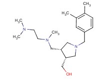 [(3R*,4R*)-4-{[[2-(dimethylamino)ethyl](methyl)amino]methyl}-1-(3,4-dimethylbenzyl)pyrrolidin-3-yl]methanol