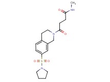 N-methyl-4-oxo-4-[7-(pyrrolidin-1-ylsulfonyl)-3,4-dihydroisoquinolin-2(1H)-yl]butanamide
