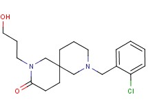 8-(2-chlorobenzyl)-2-(3-hydroxypropyl)-2,8-diazaspiro[5.5]undecan-3-one