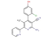6-amino-4-(2-chloro-4-hydroxyphenyl)-3-methyl-2,2'-bipyridine-5-carbonitrile