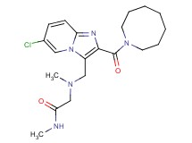 N~2~-{[2-(azocan-1-ylcarbonyl)-6-chloroimidazo[1,2-a]pyridin-3-yl]methyl}-N~1~,N~2~-dimethylglycinamide