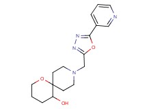 9-[(5-pyridin-3-yl-1,3,4-oxadiazol-2-yl)methyl]-1-oxa-9-azaspiro[5.5]undecan-5-ol