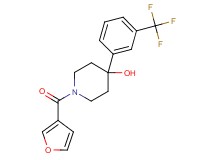 1-(3-furoyl)-4-[3-(trifluoromethyl)phenyl]-4-piperidinol