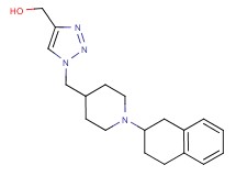 (1-{[1-(1,2,3,4-tetrahydro-2-naphthalenyl)-4-piperidinyl]methyl}-1H-1,2,3-triazol-4-yl)methanol