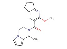 2-[(2-methoxy-6,7-dihydro-5H-cyclopenta[b]pyridin-3-yl)carbonyl]-1-methyl-1,2,3,4-tetrahydropyrrolo[1,2-a]pyrazine