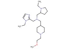 1-(1-ethyl-1H-imidazol-2-yl)-N-[(1-ethyl-2-pyrrolidinyl)methyl]-N-{[1-(2-methoxyethyl)-4-piperidinyl]methyl}methanamine