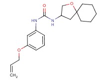 N-[3-(allyloxy)phenyl]-N'-1-oxaspiro[4.5]dec-3-ylurea