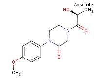 4-[(2S)-2-hydroxypropanoyl]-1-(4-methoxyphenyl)-2-piperazinone