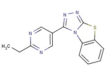 3-(2-ethyl-5-pyrimidinyl)[1,2,4]triazolo[3,4-b][1,3]benzothiazole